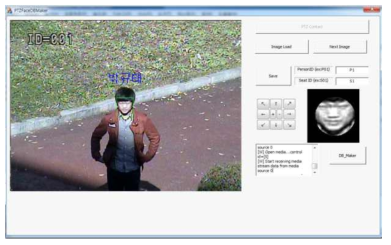 Experimental result of identity recognition CCTV systems.