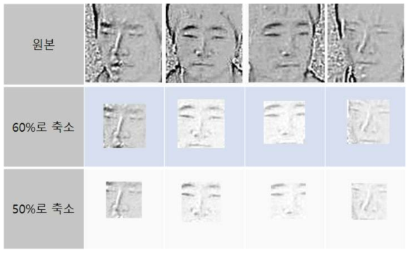 Face area redirection results for background removal.