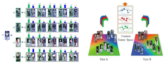 Human re-identification approach by using transfer function.