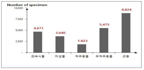 국내 생물 자원 DB 분석