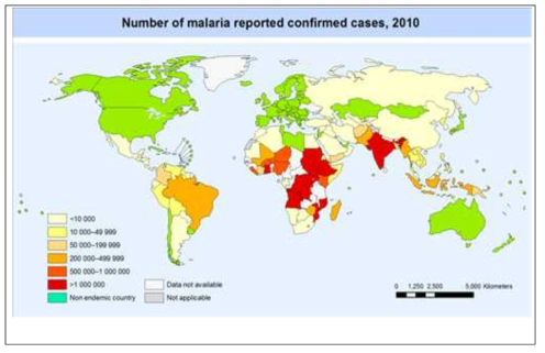 해외 말라리아 발생 현황