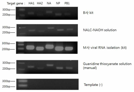 PCR detection of target genes