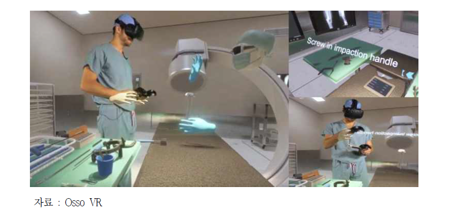 Osso VR을 통한 가상의 수술 실습
