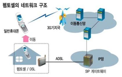 무선접속기용 무선단말기 네트워크 구조