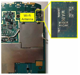 상용 무선접속기에 적용된 Wi-Fi 이중 대역 그라운드 방사 안테나