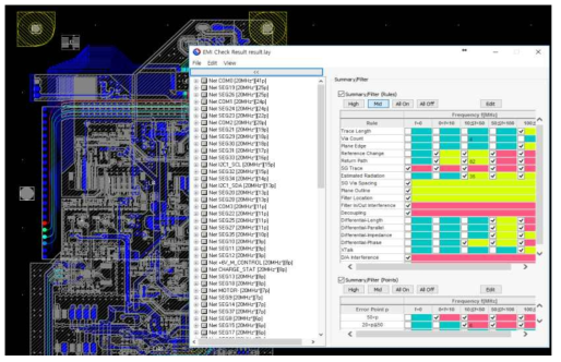 수정 후 PCB Design Rule 확인 결과