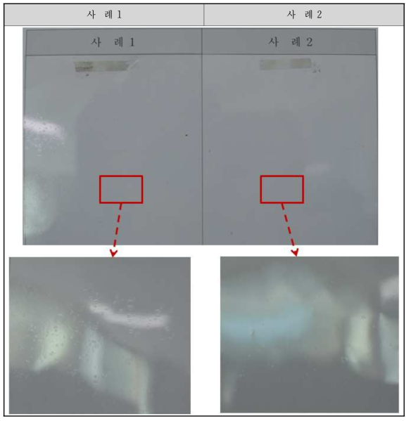 PET 필름에 대한 우레탄계 접착 코팅제 적용 필름