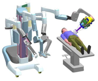 상세설계 안을 이용한 싱글포트 수술로봇 개략도