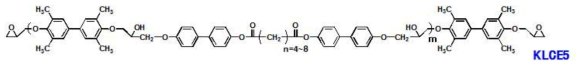 신규 액정 에폭시 수지의 구조도(1).