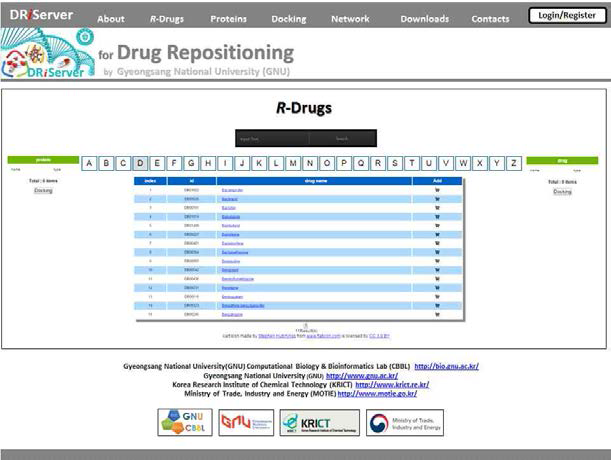 R-Drugs 약물 목록.