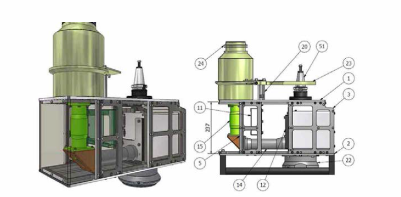노즐형태의 스캐너기반 레이저 연마용 광학헤드의 상세설계(화천기공 연계)