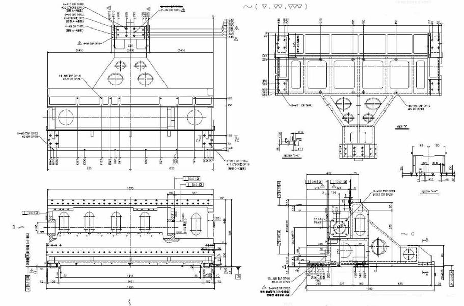 Cross base frame