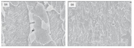 Crack initiation at MA constituents after hydrogen charging [Koh, et al., Corrosion, Vol.64, 2008, p.574]