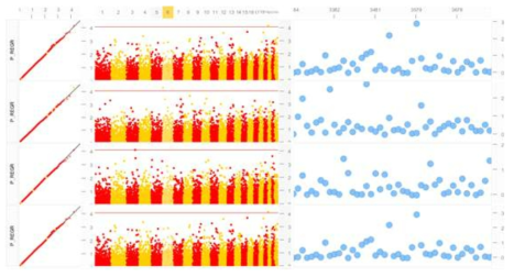 다중 Genome-wide association 데이터 시각화