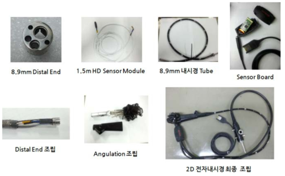 8.9mm 시술용 내시경 바디 제작 과정