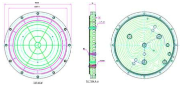 Dual zone Tunable ESC Design 설계도