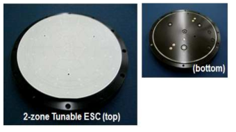 Dual-zone Tunable ESC 시제품 사진