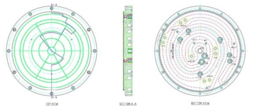 4-zone Tunable ESC 설계도면