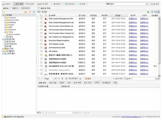 Ext JS 표준 프레임워크를 이용해 개발 중인 전자문서 관리시스템 #1