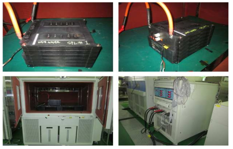 리튬이온전지 모듈에 대한 저온 성능 특성 평가 사진