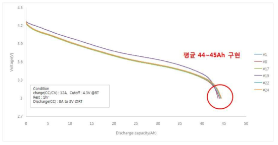 단위전지 용량 평가