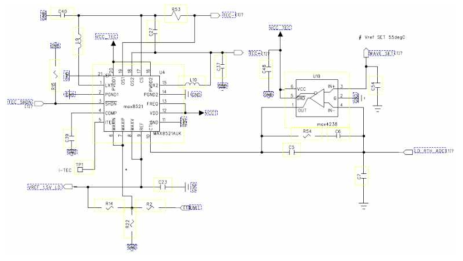 TEC Driver 회로도(MA8521 + MAX4238)