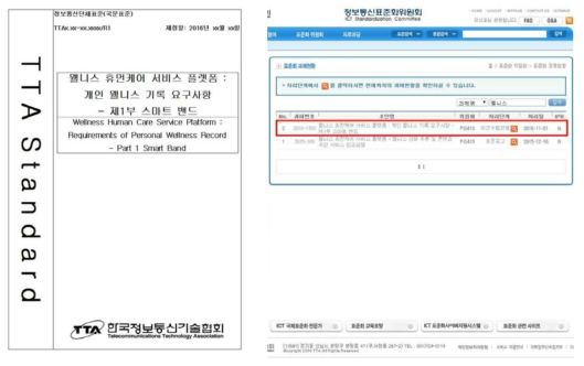한국정보통신기술협회(TTA) 표준 초안 및 표준화 과제 현황