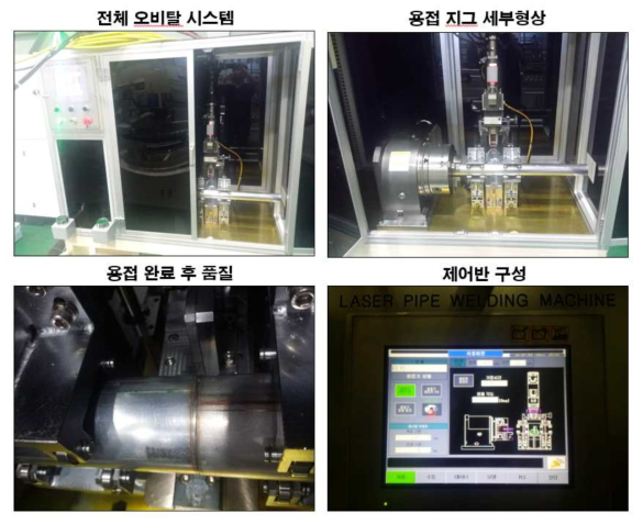 오비탈 파이프 레이저용접 시스템 구성