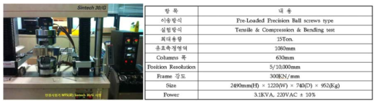 인장시험기 사양