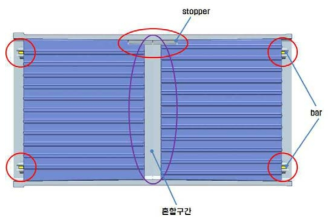 2차 시작품 카트리지 & 냉각핀 결합 구조