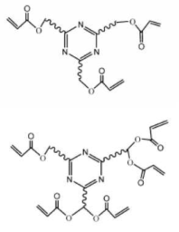 멜라민 아크릴레이트 구조도