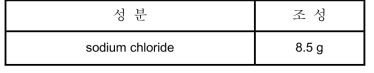 식염수의 조성