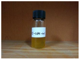 Naphthalene methanol + Acrylic acid with methane sulfonic acid in Toluene 제조품