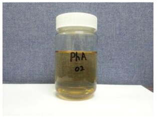 Phenanthrene acrylate with methane sulfonic acid in Cyclohexane 제조품