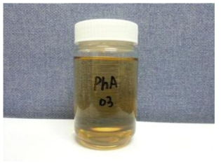 Phenanthrene acrylate with p-toluene sulfonic acid in Toluene 제조품