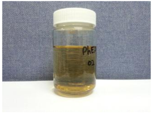 Phenanthrene ethoxylated acrylate with methane sulfonic acid in Cyclohexane 제조품