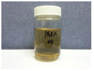 Phenanthrene ethoxylated acrylate with methane sulfonic acid in Toluene 제조품