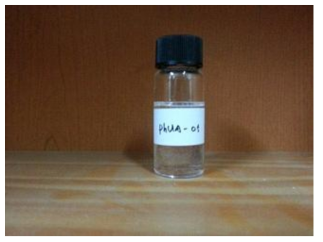 Phenanthrene alcohol + HDI Trimer + 2-Hydroxyethyl acrylate 제조품