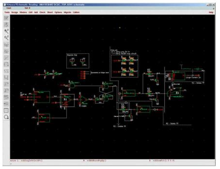 외부 power transistor 구동 회로를 겸비한 DC-DC변환기 회로 블록도