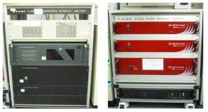스피커 특성 측정 및 분석기(무향실)