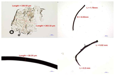 Base felt 800GSM에서 발생한 분진