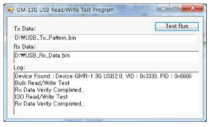 ADT USB Test Program