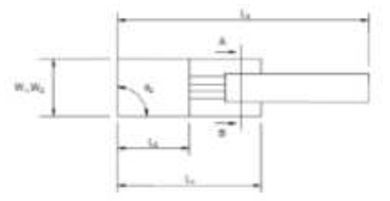 Fiber Array 수직 Angle θ2