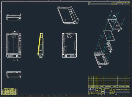 VS-110 plus_Front Case Assembly