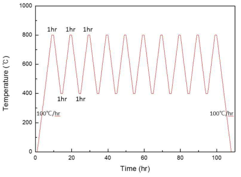 열 사이클(Thermal cycle) 온도 프로그램