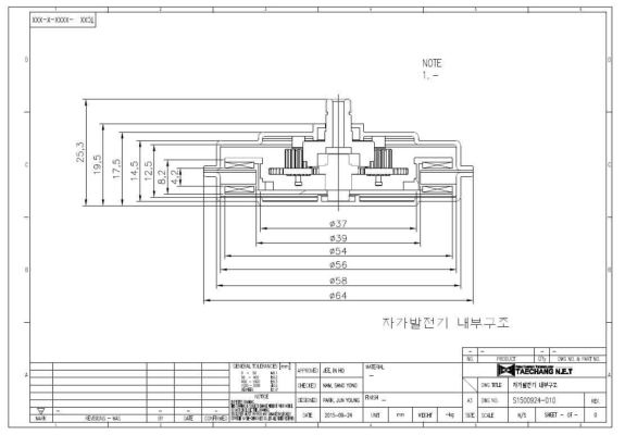 발전기 내부도