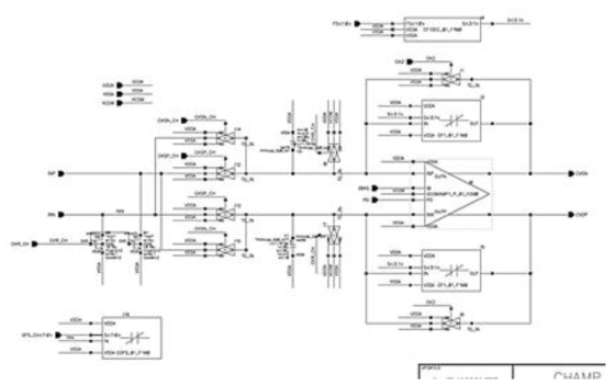 Charge Amplifier Schematic Diagram