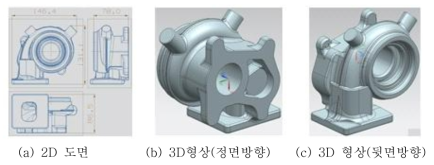 대형 차량용 터보차저하우징 역설계