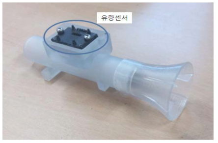 I2C 방식의 유량센서 조립체