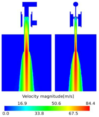 7번 케이스의 Air velocity magnitude(m/s)